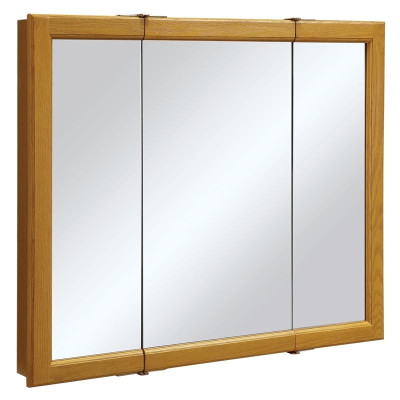 Claremont Wood Medicine Cabinet in Honey Oak 36-Inch