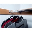Adjustable Stainless Steel Closet Rod in Polished Chrome/Silver 72-120 Inches