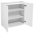 Brookings Ready to Assemble Base Wood Cabinet in White 30-in by 12-in by 36-in