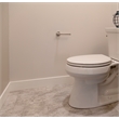 Graz Modern Silver Metal Toilet Paper Holder in Satin Nickel
