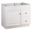 Wyndham 36-Inch Bathroom Wood Vanity Without Top in White