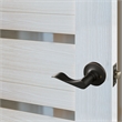 Stratford Passage Metal Hall and Closet Door Lever in Oil-Rubbed Bronze