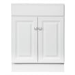 Wyndham 24-Inch Unassembled Bathroom Wood Vanity Without Top in White