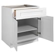 Brookings Ready to Assemble Wood Cabinet in White 30 x 24 x 34.5 Inches