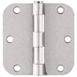 3.5-Inch Stainless Steel Door Hinges in Silver Satin Nickel 10-Pack