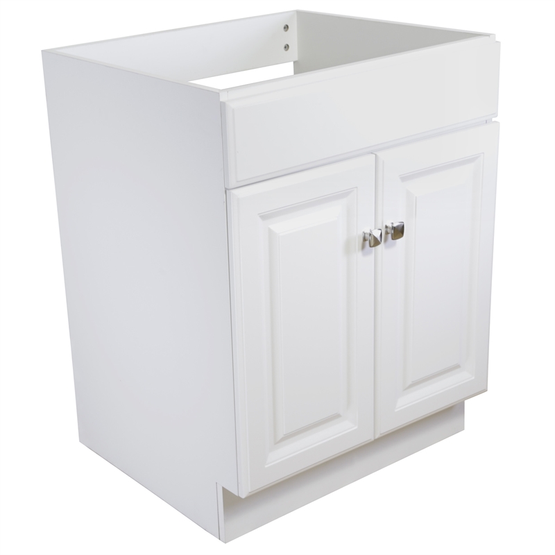 Wyndham 24-Inch Bathroom Wood Vanity Without Top in White