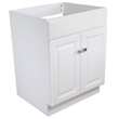 Wyndham 24-Inch Bathroom Wood Vanity Without Top in White