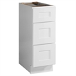 Brookings Ready to Assemble Wood Base Cabinet in White 12-in x 24-in x 34.5-in