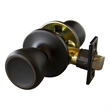 Terrace Bronze Passage Hall and Closet Brass Door Knob in Oil Rubbed Bronze