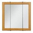 Claremont Assembled Medicine Wood Cabinet in Honey Oak 24-Inch