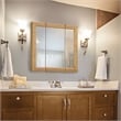 Claremont Assembled Medicine Wood Cabinet in Honey Oak 24-Inch