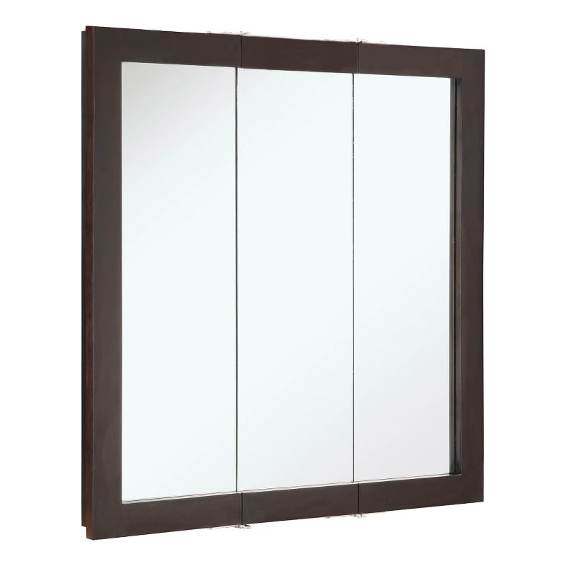 Ventura 30-Inch Assembled Bathroom Medicine Wood Cabinet in Espresso