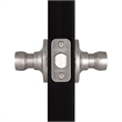 Springdale 2-Way Brass Passage Door Lever in Silver Satin Nickel