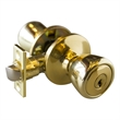 Terrace 6-Way Universal Keyed Entry Door Knob Polished Brass