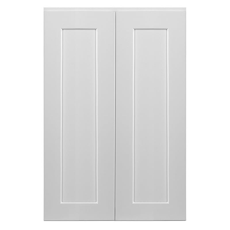 Brookings Ready to Assemble Wall Wood Cabinet White 24-Inch by 36-Inch