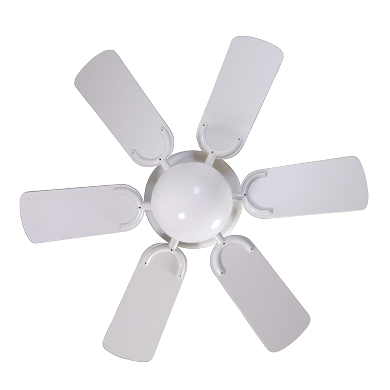 Atrium 30-Inch Stainless Steel LED Ceiling Fan in White | Homesquare