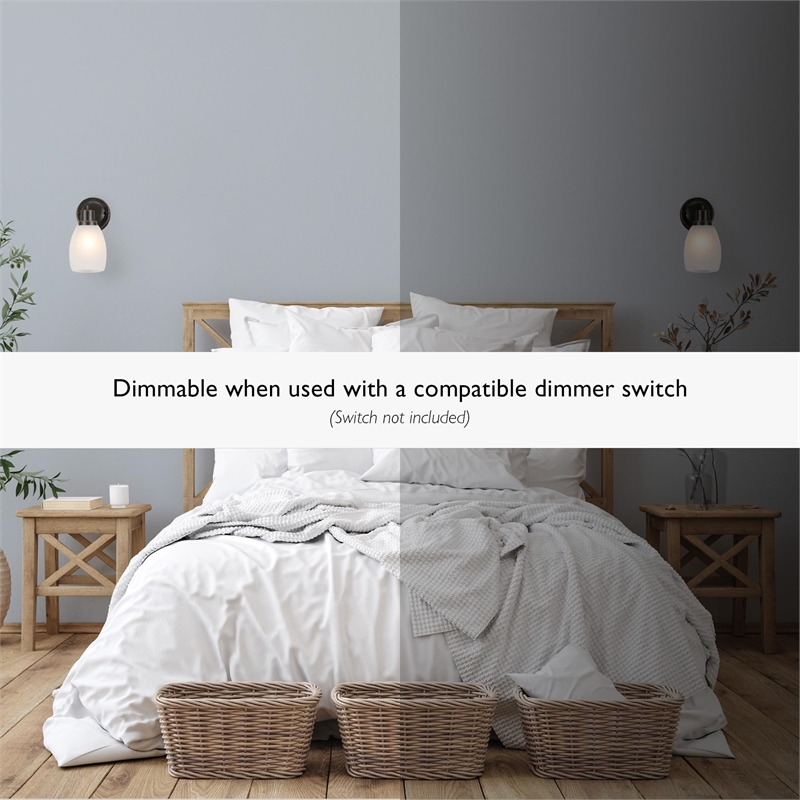 Lydia Stainless Steel Wall Light in Oil-Rubbed Bronze