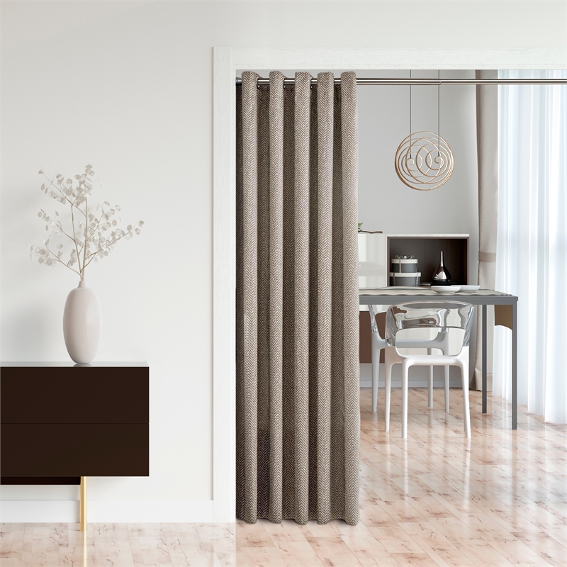 Design House Classic Adjustable 42 to 72-inch Shower Rod in Brushed Nickel