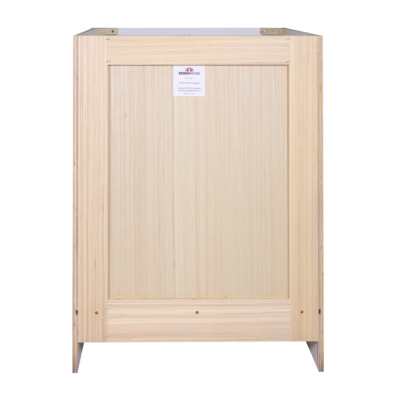 Brookings Ready to Assemble Wood Vanity w/o Top-Sherwin Williams-White 24-Inch