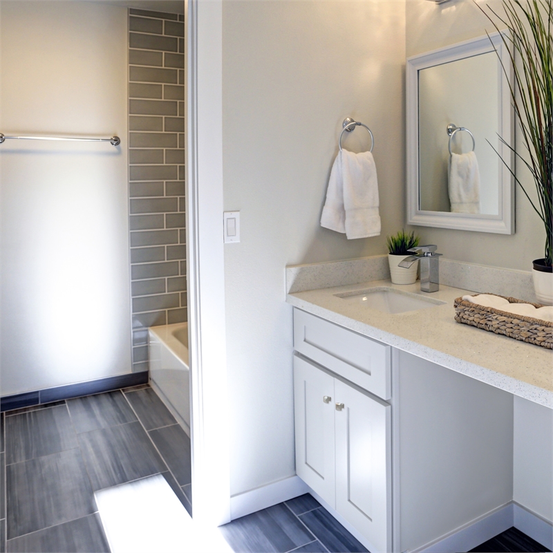 Brookings Ready to Assemble Wood Vanity w/o Top-Sherwin Williams-White 24-Inch