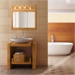 Richland 30-Inch Bathroom Medicine Wood Cabinet in Nutmeg Oak