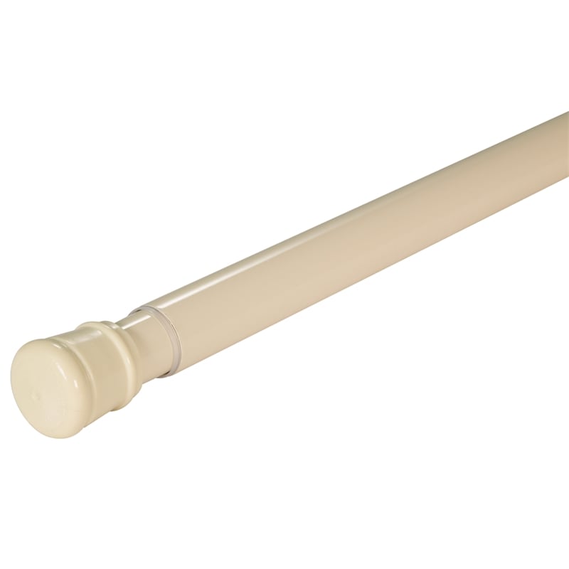 Design House 564179 Classic Adjustable 36-inch to 63-inch Shower Rod in Bone