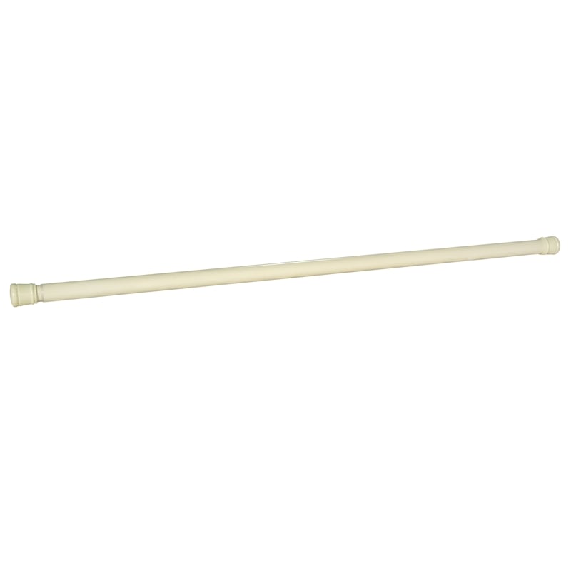 Design House 564179 Classic Adjustable 36-inch to 63-inch Shower Rod in Bone