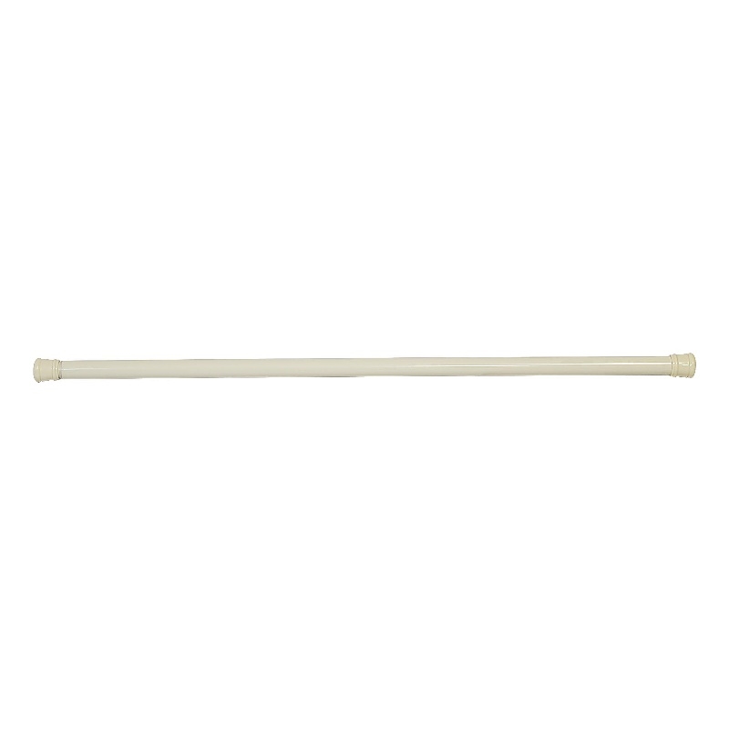 Design House 564179 Classic Adjustable 36-inch to 63-inch Shower Rod in Bone