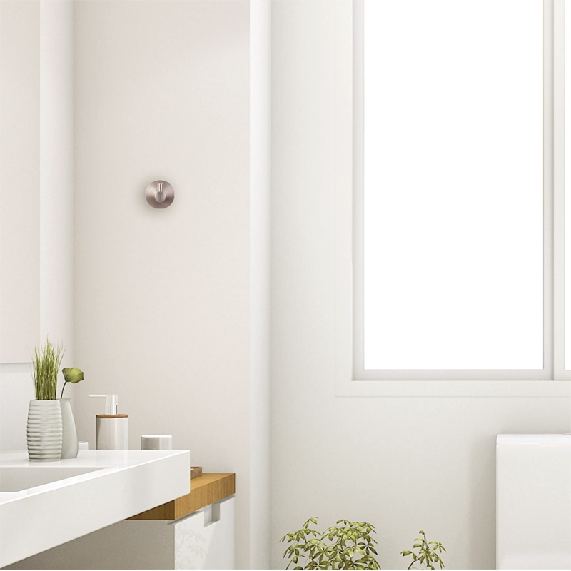 Kelton Double Towel Brass Bar in Silver