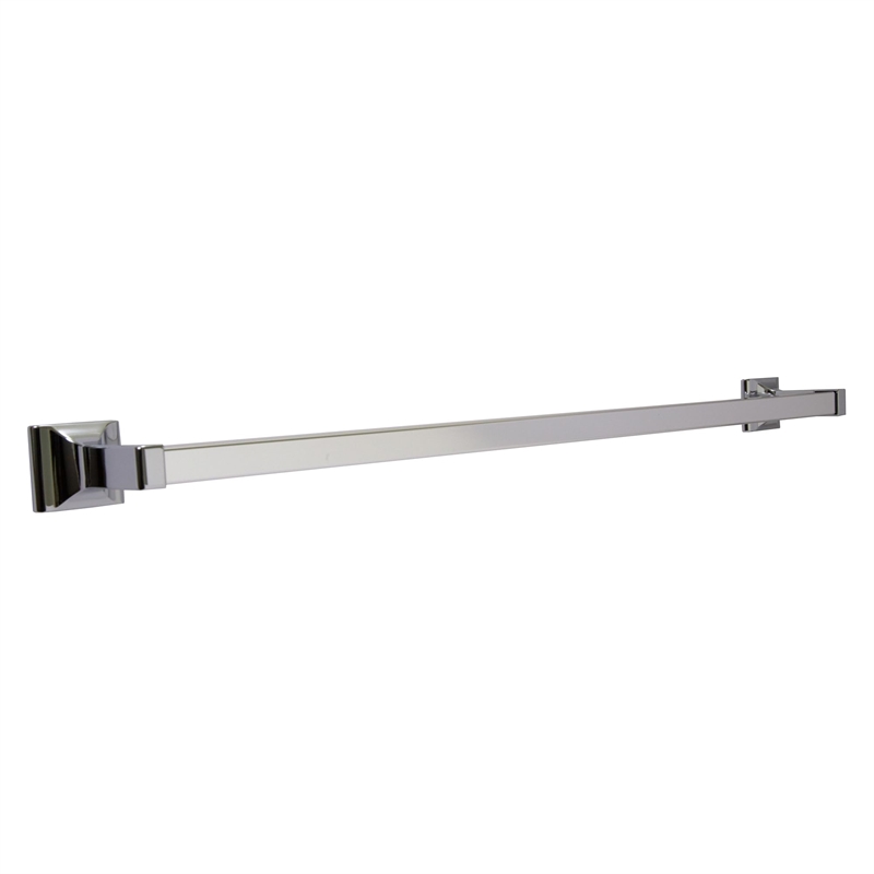 Design House Millbridge 30-Inch Metal Towel Bar in Polished Chrome/Silver