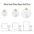 Design House Ames Stainless Steel Toilet Paper Holder in Brushed Nickel/Silver