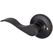 Design House Springdale Brass Closet Door Lever in Matte Black Finish