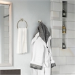Alta Bay Metal Robe Hook in Brushed Silver Nickel