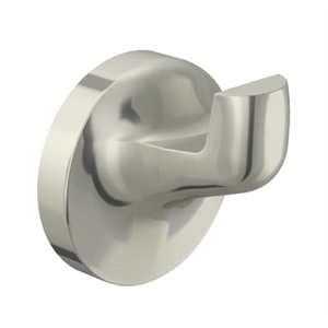 Alta Bay Metal Robe Hook in Brushed Silver Nickel