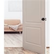 Design House Cambridge Brass Passage Doorknob in Matte Black