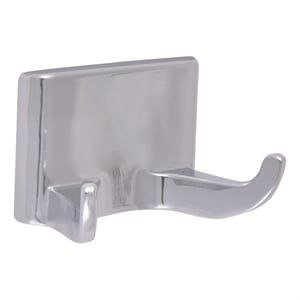 Design House Millbridge Metal Double Robe Hook in Polished Chrome/Silver
