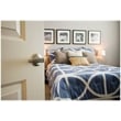 Design House Delavan Brass Dummy Door Handle in Satin Nickel/Silver
