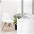 Ball Dummy Brass Door Knob in Satin Silver Nickel