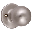 Ball Dummy Brass Door Knob in Satin Silver Nickel