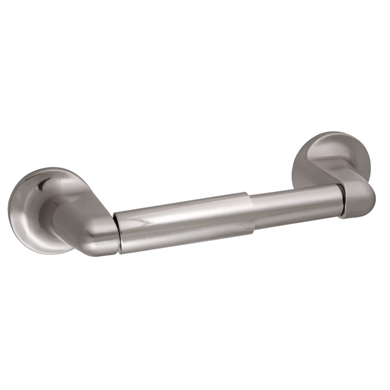 Design House Alta Bay Metal Toilet Paper Holder in Brushed Nickel/Silver
