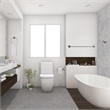 Design House Kelton 4-Piece Brass Bathroom Accessories in Satin Nickel/Silver
