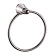 Kassel Metal Towel Ring in Polished Silver Chrome