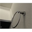 Kassel Metal Towel Ring in Polished Silver Chrome