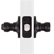 Design House Springdale Brass Privacy Door Lever in Matte Black