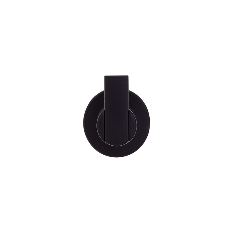 Design House Eastport Metal Robe Hook in Matte Black Finish