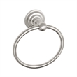 Calisto Metal Towel Ring in Silver Satin Nickel