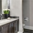 Design House Metal Recessed Toilet Paper Holder in Polished Chrome/Silver