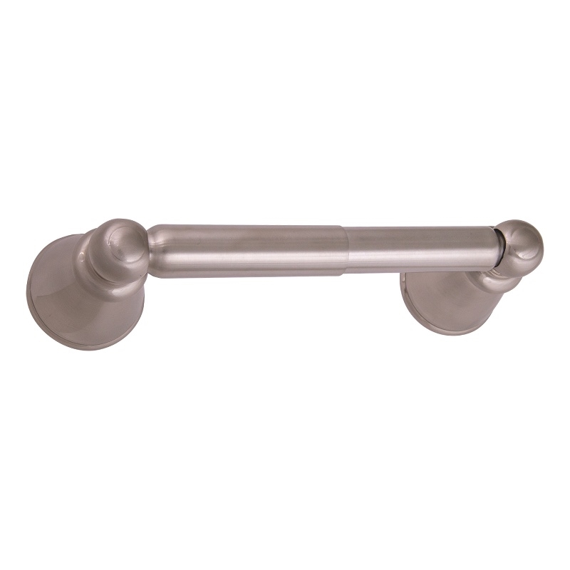 Design House Kassel Metal Toilet Paper Holder in Brushed Nickel/Silver
