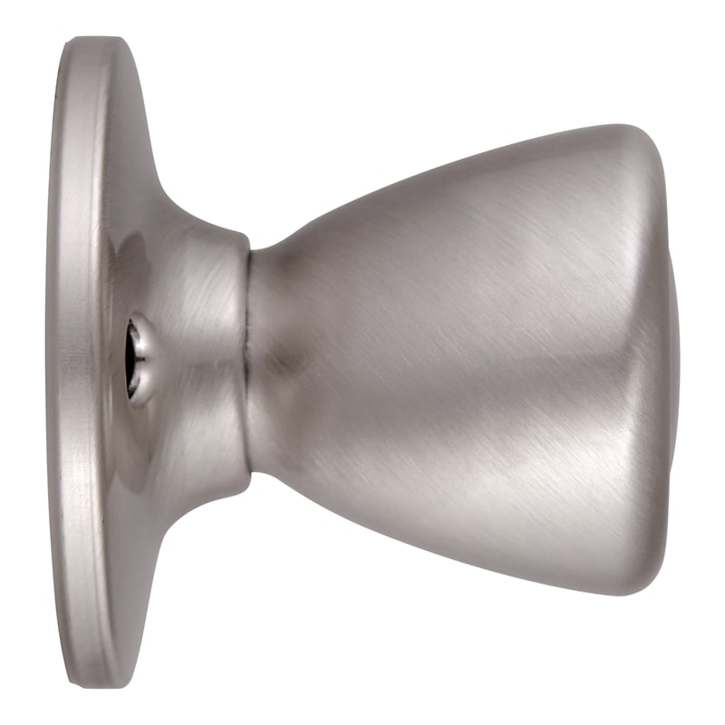 Design House Traditional Brass Tulip Dummy Door Handle in Satin Nickel