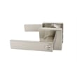 Design House Karsen Metal Passage Door Lever in Satin Nickel/Silver